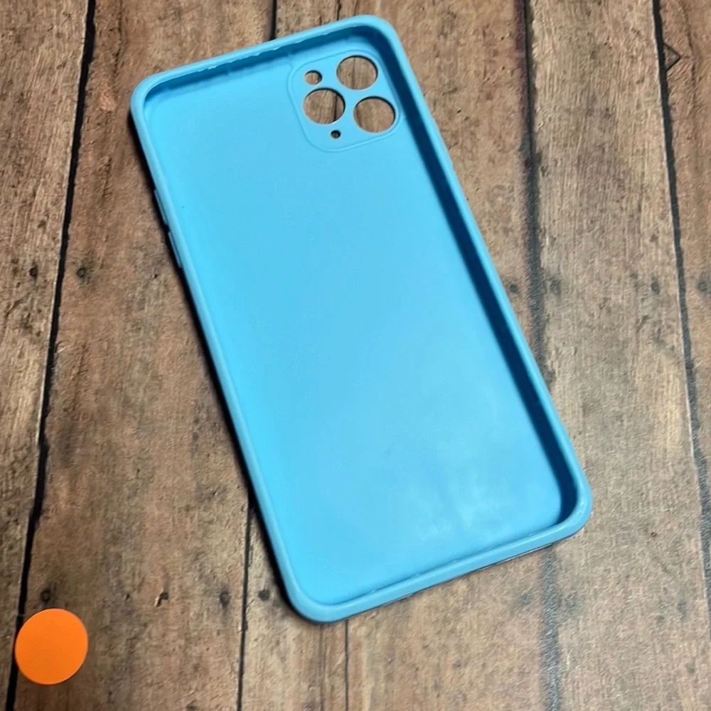 5for$10 iPhone 11 Pro Baby blue - Blue heart protective phone case
